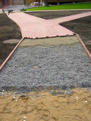 Цементно-песчаная смесь для укладки тротуарной плитки