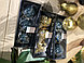 Набор шаров новогодних из стекла для украшения елки 3 шт., фото 2