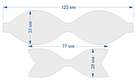 Набор шаблонов для бантиков , ПЭТ 0,7 мм (1уп = 5наборов) 125