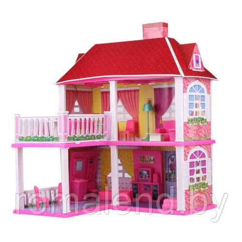 Двухэтажный домик для кукол барби My Lowely Villa - фото 3 - id-p88145605