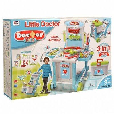 Детский игровой набор доктора арт. 008-929 "Bолшебная аптечка с тележкой 4 в 1" для девочек - фото 2 - id-p88153575