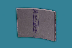 Комплект накладок тормозных 5511-3501105 сверленые 4-шт (R0,R1,R2) на КАМАЗ с заклепками (32шт.)