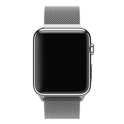 Ремешок металлический Milanese Loop cеребристый для Apple Watch Series 49/45/44/42mm - фото 1 - id-p88162682