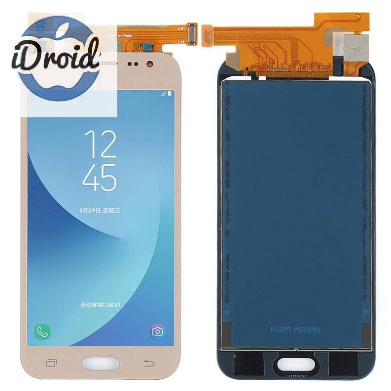 Дисплей (экран) Samsung Galaxy J2 (2015) J200 с тачскрином, золотой (оригинал)
