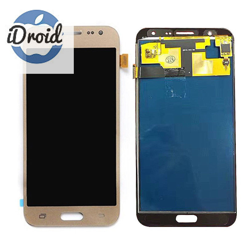 Дисплей (экран) Samsung Galaxy J7 Neo J701 с тачскрином, золотой (оригинал) - фото 1 - id-p88203750