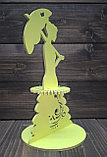 Салфетница "Барышня с зонтом", цвет: лимонный, фото 2