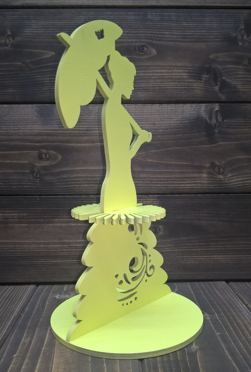 Салфетница "Барышня с зонтом", цвет: лимонный - фото 2 - id-p88206717