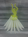Салфетница "Дама-балерина", цвет: лимонный, фото 2