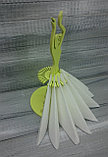 Салфетница "Дама-балерина", цвет: лимонный, фото 4