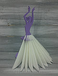 Салфетница "Дама-балерина", цвет: сиреневый, фото 3