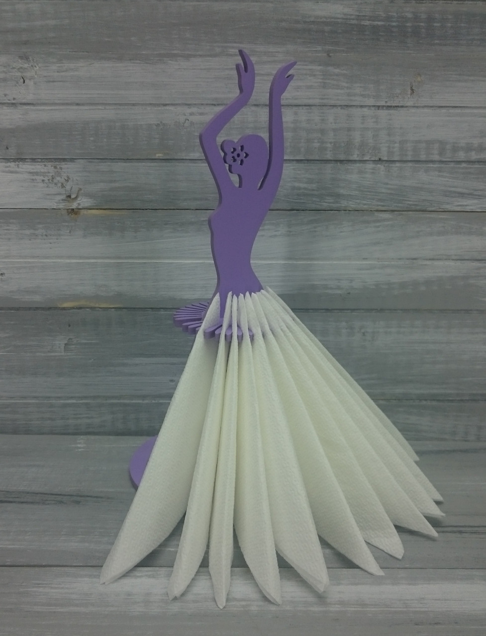 Салфетница "Дама-балерина", цвет: сиреневый - фото 3 - id-p88207341