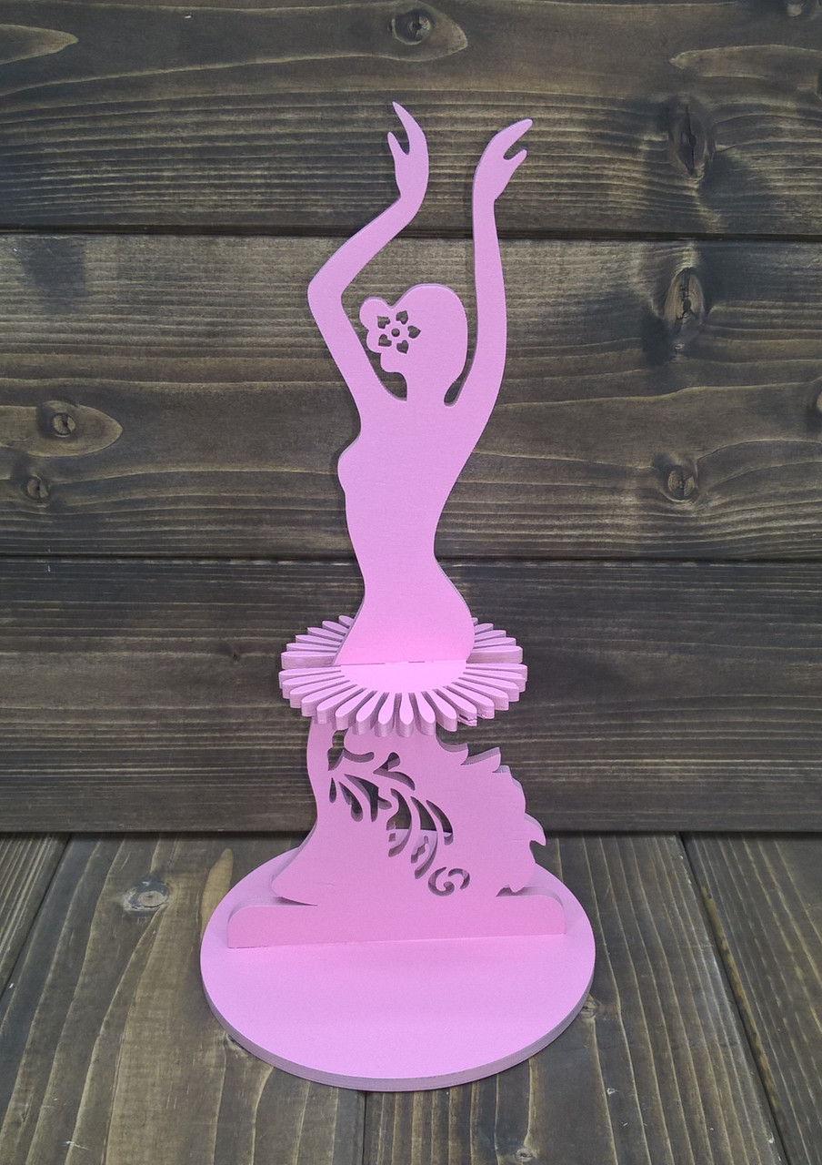 Салфетница "Дама-балерина", цвет: розовый - фото 3 - id-p88207716