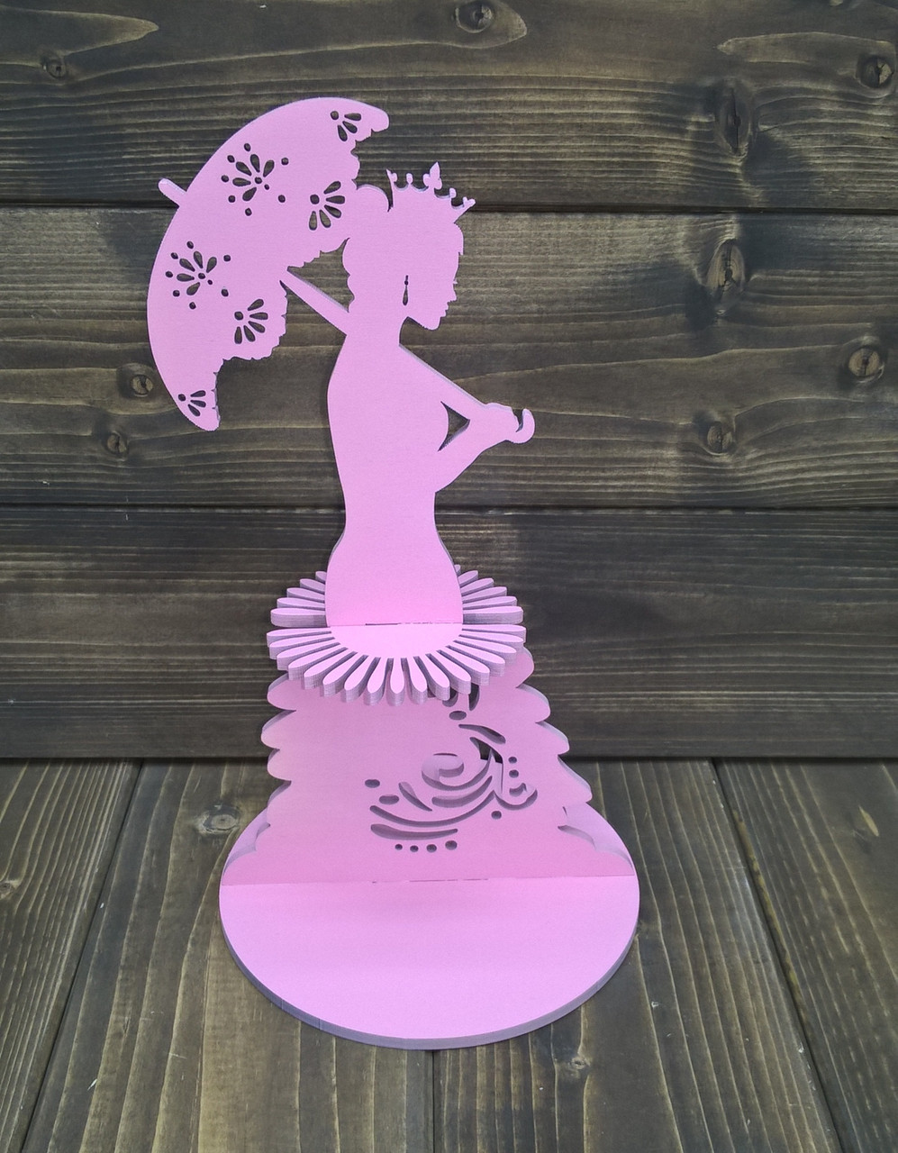 Салфетница "Дама с зонтиком", цвет: розовый - фото 3 - id-p88208068