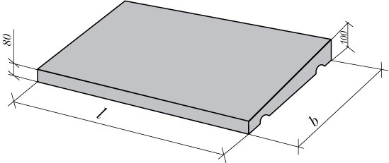 Плиты парапетные железобетонные