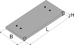 Плиты карнизные бетонные