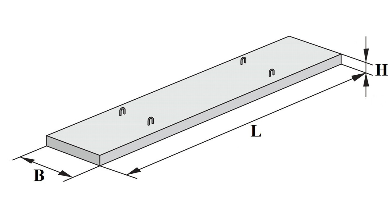 Плиты перекрытия теплотрасс П 4 – 15