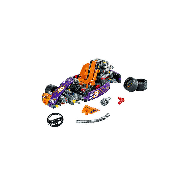 Конструктор Lele 38003 Technology Гоночный карт (аналог LEGO Technic 42048) 345 деталей - фото 7 - id-p88235144