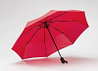 Складной зонт Кембридж красного цвета. Для нанесения логотипа