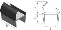 Уплотнитель для ворот B=27 мм