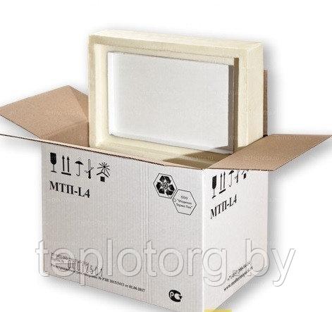 Термоконтейнер МТП-L9 в гофрокоробе, внутренняя отделка - влагостойкий картон - фото 1 - id-p88289019