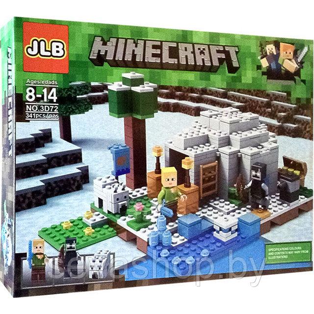Конструктор JLB 3D72 Minecraft Иглу (аналог LEGO Minecraft 21142) 341 д