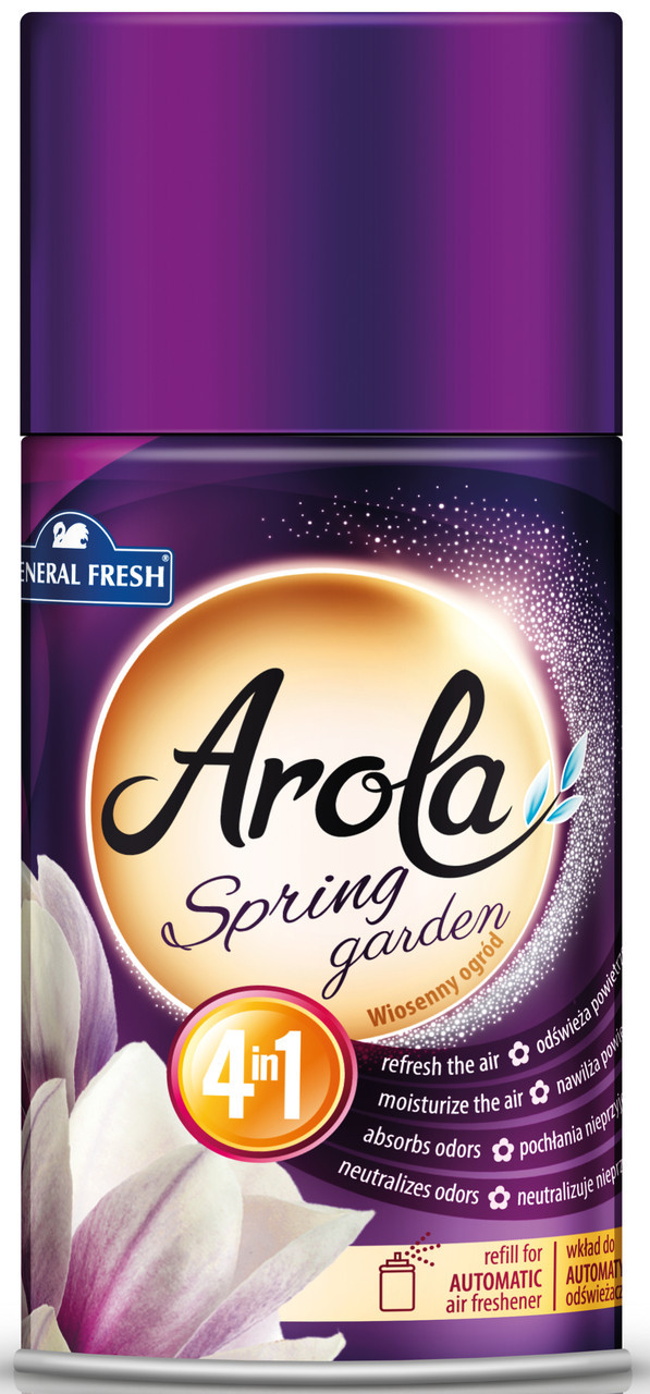Сменный баллон к освежителю воздуха Arola "Spring Garden" (250 мл) General Fresh (Весенний сад)