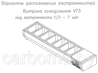 Витрина настольная Carboma A40 SM 1,6 с крышкой 0430 (VT3-G) +2 +10 - фото 3 - id-p83496914