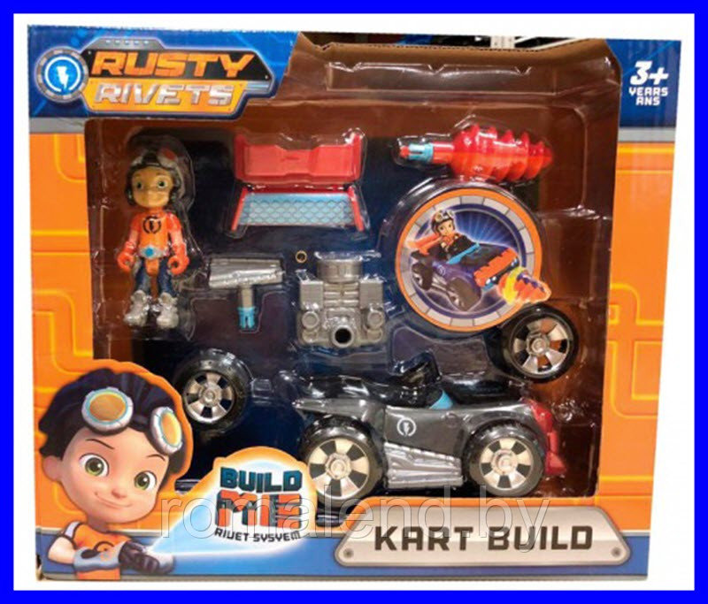 Набор Rusty Rivets Kart Bulding Маленький инженер