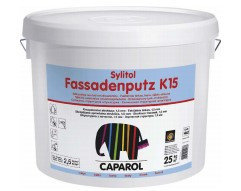 Структурные штукатурки для наружных работ на силикатной основе Caparol Sylitol Fassadenputze K, R