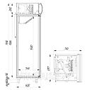 Холодильный шкаф Polair +1…+10 697х710х2028 на 500л., фото 2