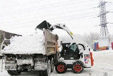 Снегоуборочный трактор Уборка снега