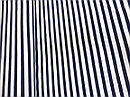 Ткань трикотажная Кулирка с лайкрой т.синяя полоса 1см, фото 2