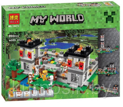 Конструктор 10472 Bela My World "Крепость", 990 деталей