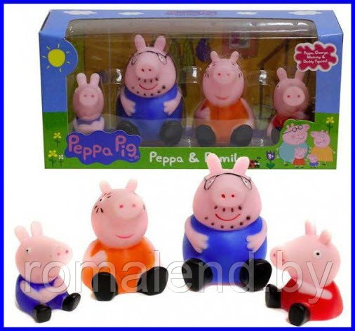 Набор маленький "Семья Свинка Пеппа" Peppa Pig - фото 1 - id-p88387263