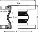 Компенсатор резиновый фланц. Ду300 антивибрационный, фото 5