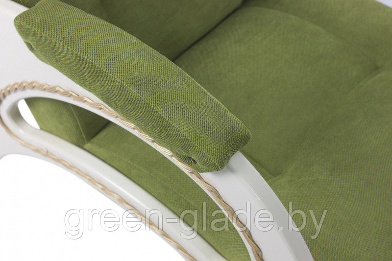 Кресло для отдыха модель 41 каркас Дуб шампань ткань Verona Apple Green - фото 6 - id-p47956595