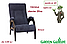 Кресло для отдыха модель 41 каркас Венге ткань Verona Denim Blue, фото 5