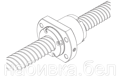 Шарико-винтовая передача (ШВП) BLK 3620-5.6ZZ 36x70x78