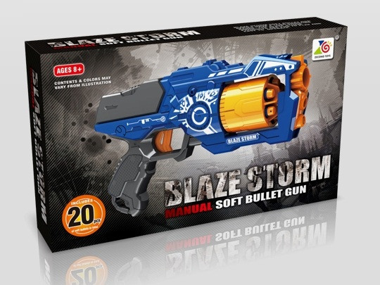 Бластер/пистолет Blaze Storm c пульками арт. ZC7092 - фото 2 - id-p88443180