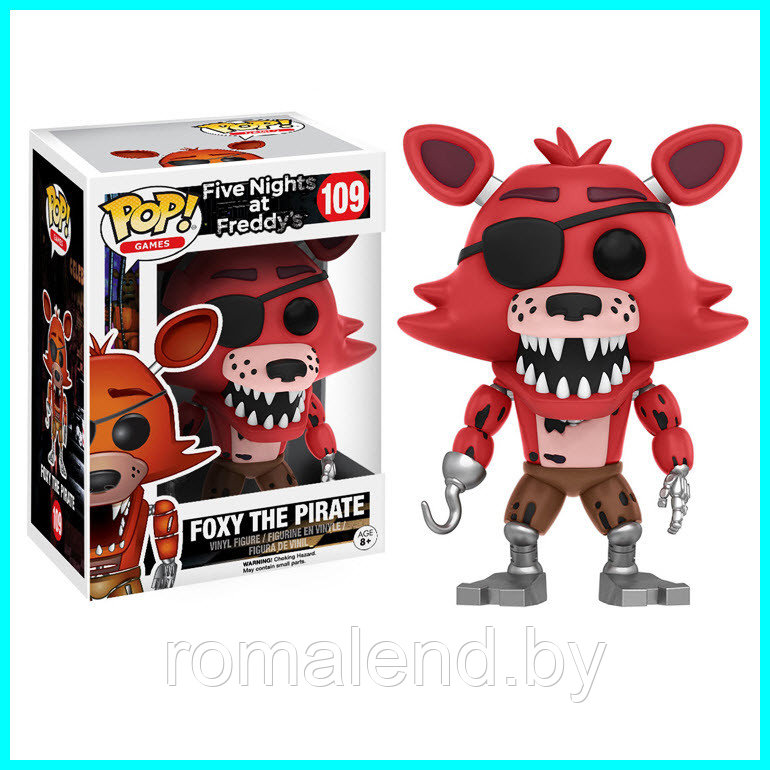 Игрушка Аниматроник Фокси Пират (Pirat Foxy) Funko Pop (аналог)