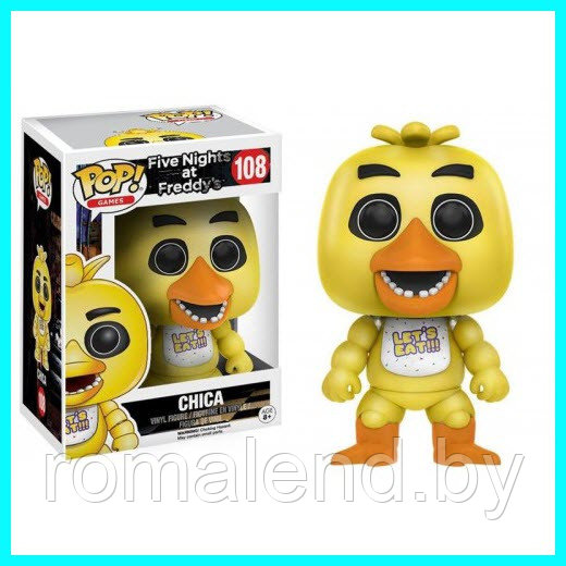 Игрушка Аниматроник Chica Five Nights at Freddy's Funko Pop (аналог) - фото 1 - id-p87867386