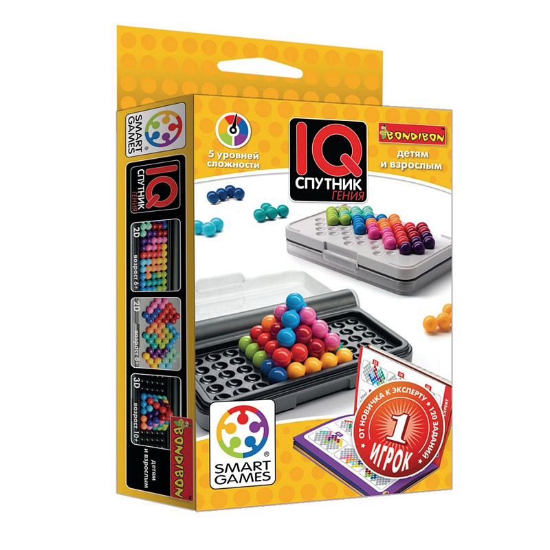 Логическая игр IQ-Спутник Гения (SmartGames) - фото 1 - id-p88450152