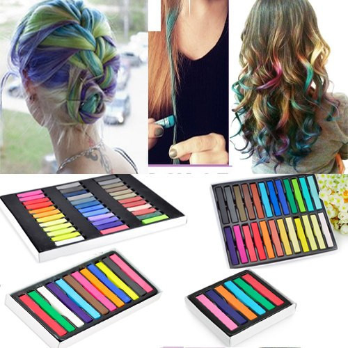 Цветные мелки для волос 24 цвета - фото 10 - id-p88483199