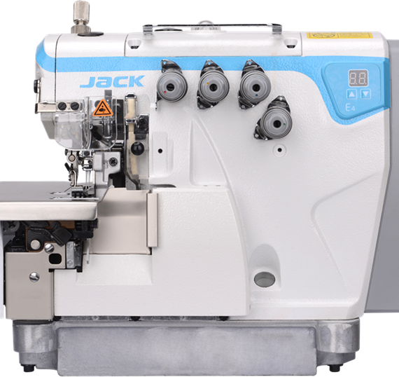Промышленная швейная машина JACK E4-4-M03/333 оверлок четырехниточная - фото 4 - id-p88490896