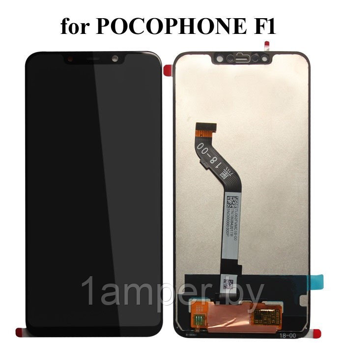 Дисплей Original для Xiaomi Pocophone F1 В сборе с тачскрином. Черный - фото 1 - id-p88499869