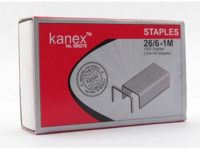 Скобы для степлера KANEX №26/6 (Цена с НДС) - фото 1 - id-p88502523