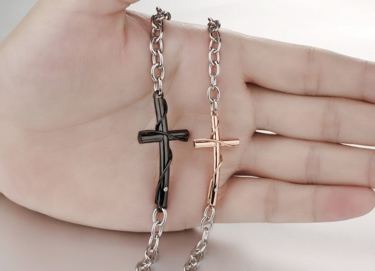 Парные браслеты с крестом "Делли" - фото 2 - id-p88509168