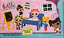 Детский игровой набор ЛОЛ "Школа" 3 куклы, арт. 588-13, Рисуем светом А5, дом для кукол LOL, 14 серия, фото 3