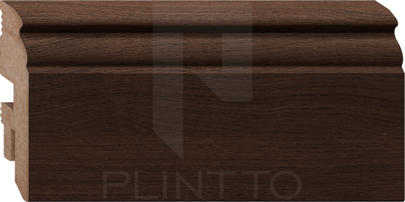 Напольный плинтус МДФ Plintto Classic Brown Oak - фото 1 - id-p88544147