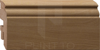 Напольный плинтус МДФ Plintto Classic Real Oak